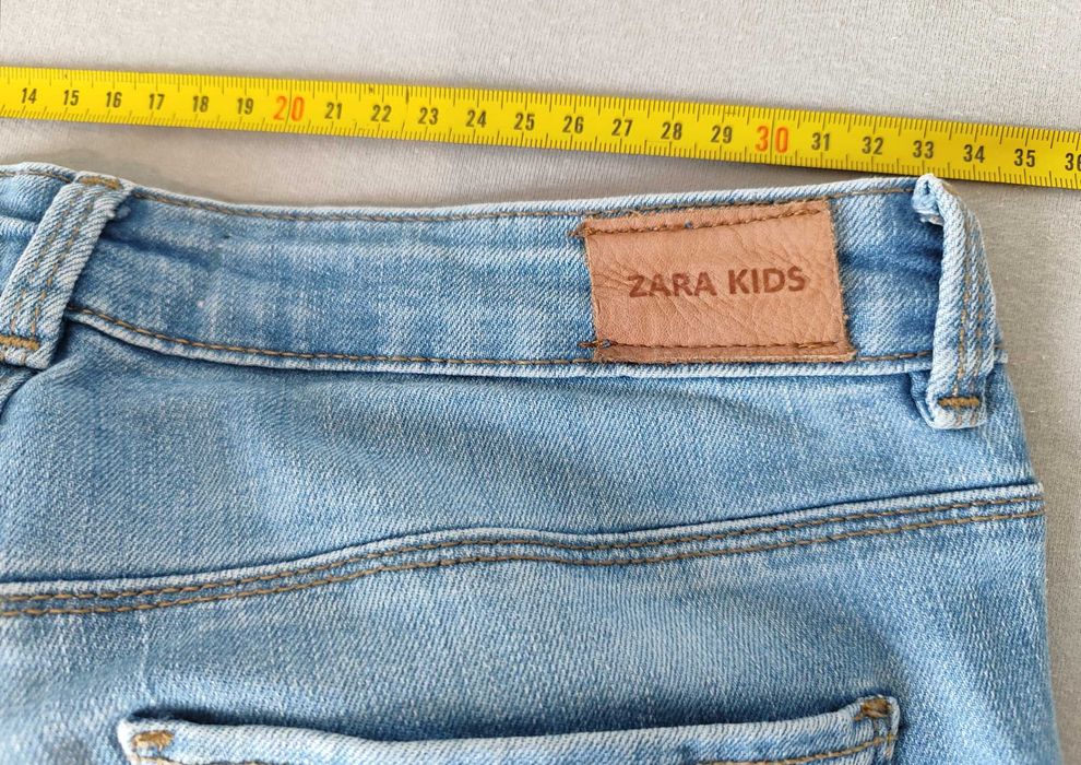 Spodnie dżinsy jeansy damskie Zara rozm 152 nr.9