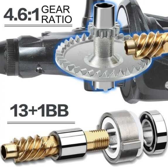 Коропова катушка Sougayilang DYD10000 13+1bb + відеоогляд