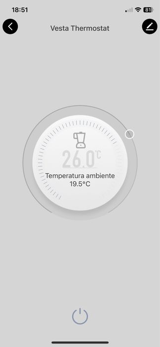Termostato aquecimento wifi SPC Vesta Thermostat