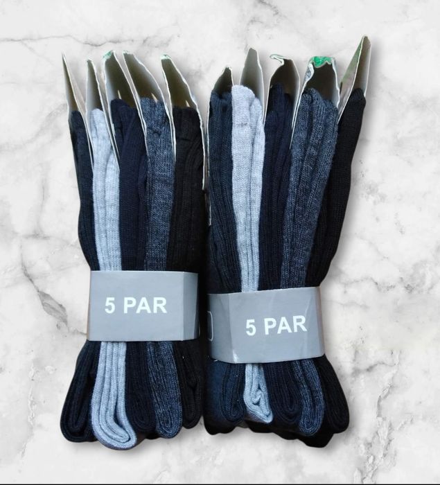 Skarpety męskie bawełniane 10 par 32 zł