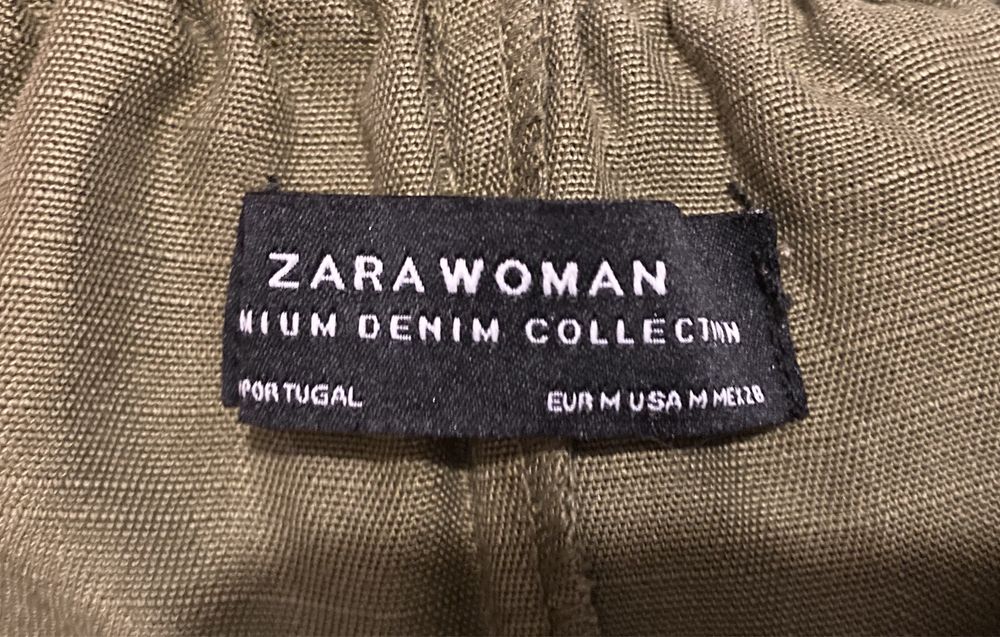 Macacao Cai Cai Verde Escuro Caqui Zara M