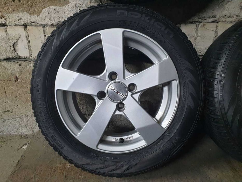 Felgi aluminiowe Dezent R14 4x100 6JX14H2 ET 35 Renault Kia Opel VW