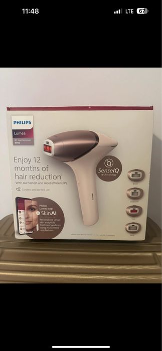 NOWY depilator IPL Philips Lumea 9900 w kolorze różowego złota