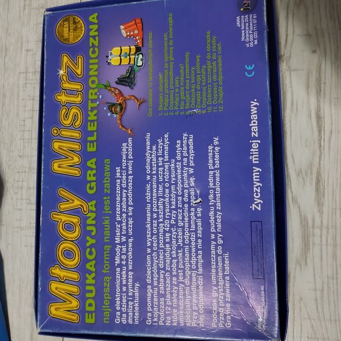 Młody mistrz, edukacyjna gra elektroniczna