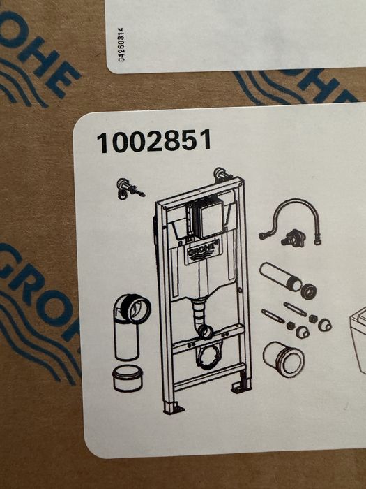 NOWY! Zestaw podtynkowy Grohe Solido, RAPID SL / OPCJA MISKI