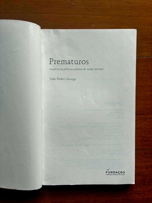 "Prematuros" de João Pedro George
