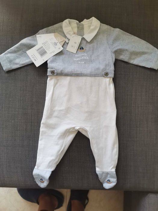 Babygrow Chicco 3 M- Novo com etiqueta