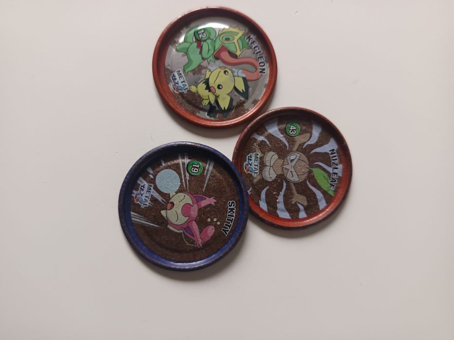 Pokémon tazos mais antigos