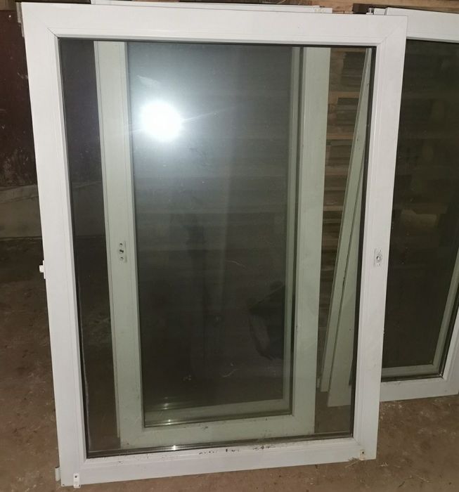 Okna  PCV  3szt bez ram z demontażu