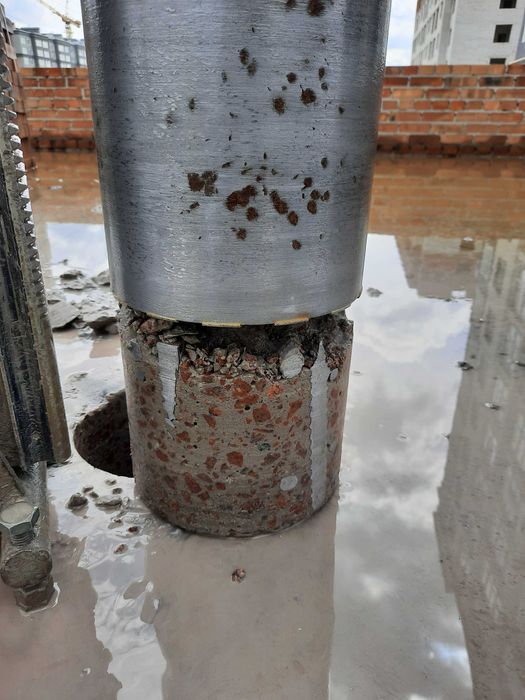 Алмазне свердління отворів. Алмазное сверление отверстий. Різка бетону