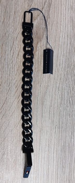 Męska Bransoleta Tommy Hilfiger – Iconic Black Chain (Pancerka)