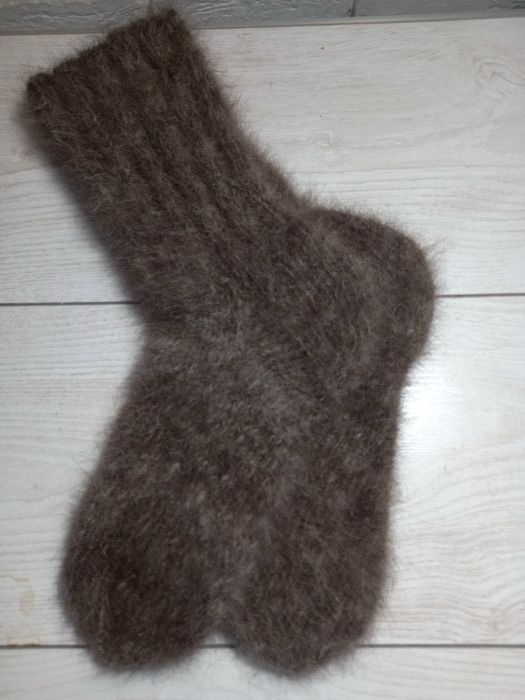 ЗИМНИЕ ВЯЗАНЫЕ Носки из собачей шерсти,пуха - Хаски. Шкарпетки зимові