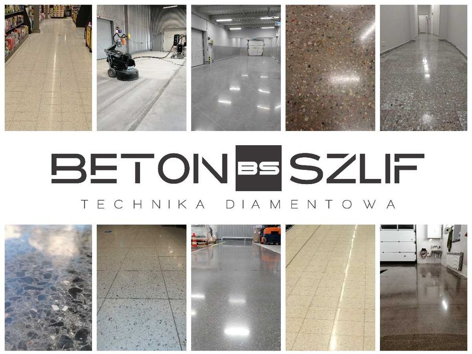 Renowacja posadzek betonowych lastryko kamiennych i żywicznych, szlifowanie, polerowany beton, impregnacja. Profesjonalnie i bezpyłowo