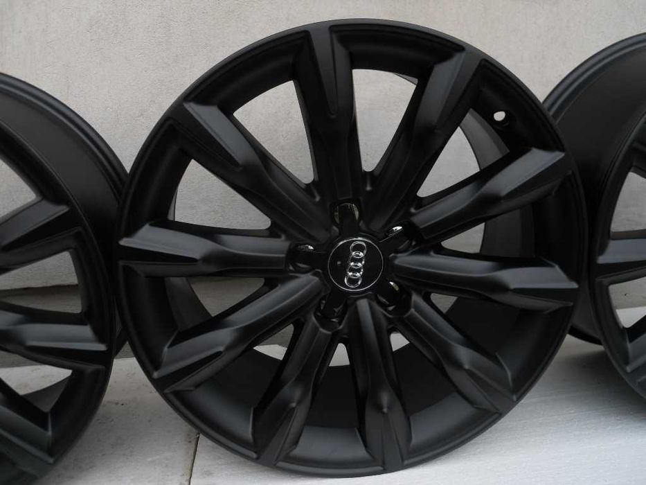 Oryginalne Felgi aluminiowe 18 " AUDI 5x112, 8J, ET26, czarny mat