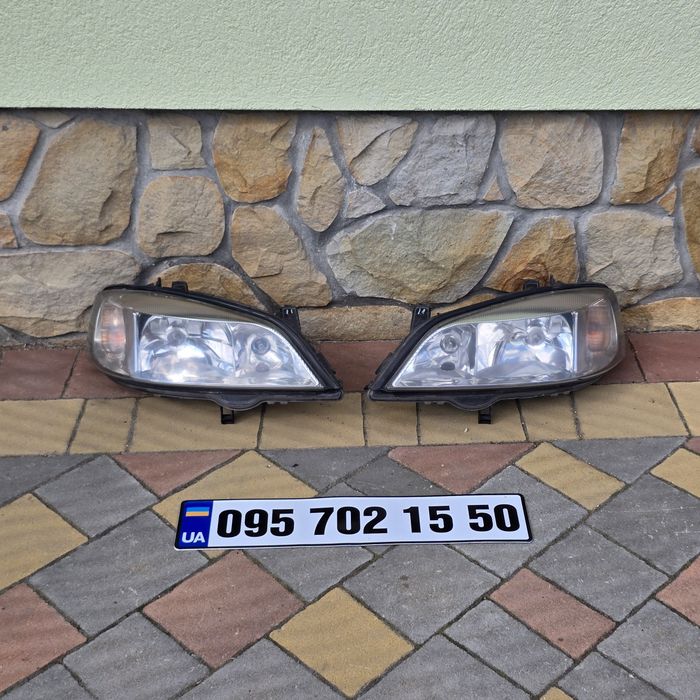 Фари передні Opel Astra G, Опель Астра 2  90520877  90520878