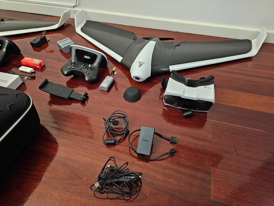 Drone Parrot Disco Mega Pack FPV Bateria Fixed Wing Asa