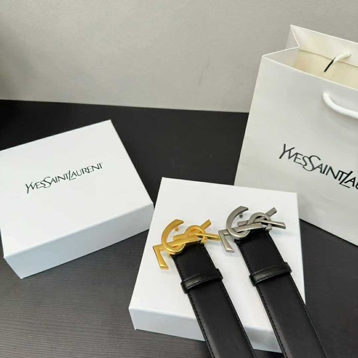 Pasek firmowy męski, damski, skóra 340531