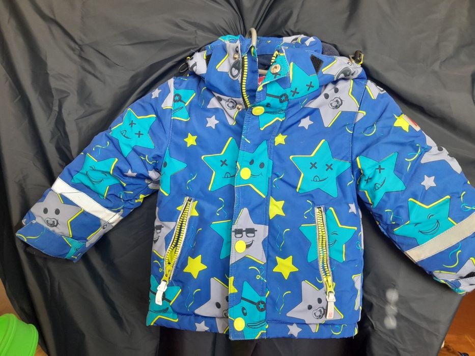 Зимний детский раздельный комбинезон для мальчика