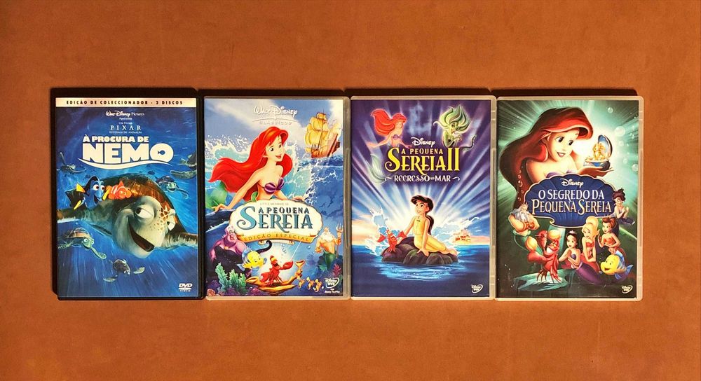 FILME DVD [12€ cada] Bolt Brave Leão Nemo Ratatui Sereia Disney Pixar