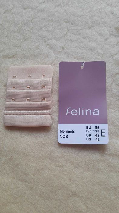 Beżowy biustonosz premium Felina nowy r.95E