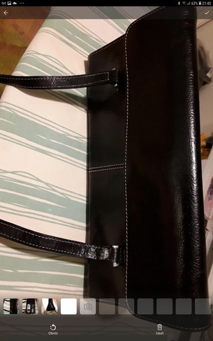 Skórzana torebka na ramię