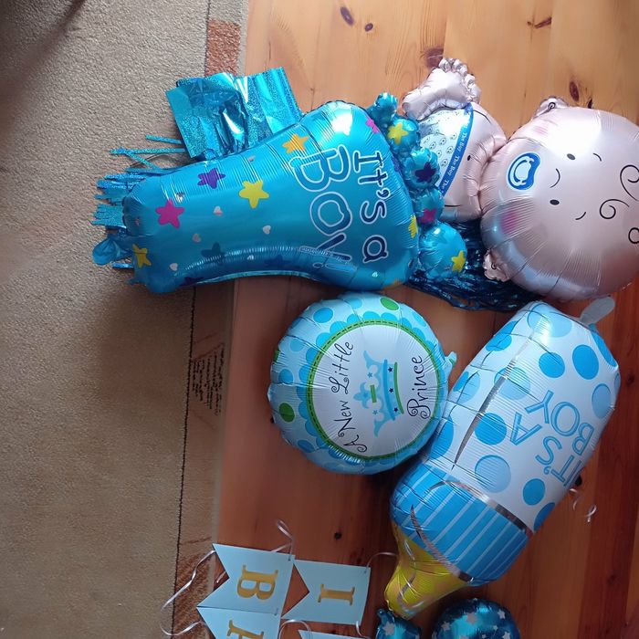 Balony i dekoracje na babyshower