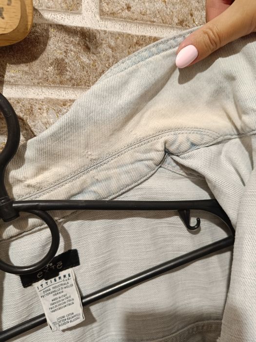 Джинсова куртка великого розміру