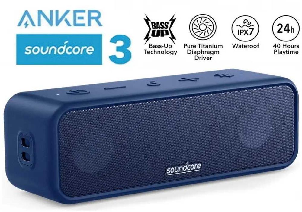 Портативна колонка Anker Soundсore/Mini/2/3/Select/2S/Motion+/Plus