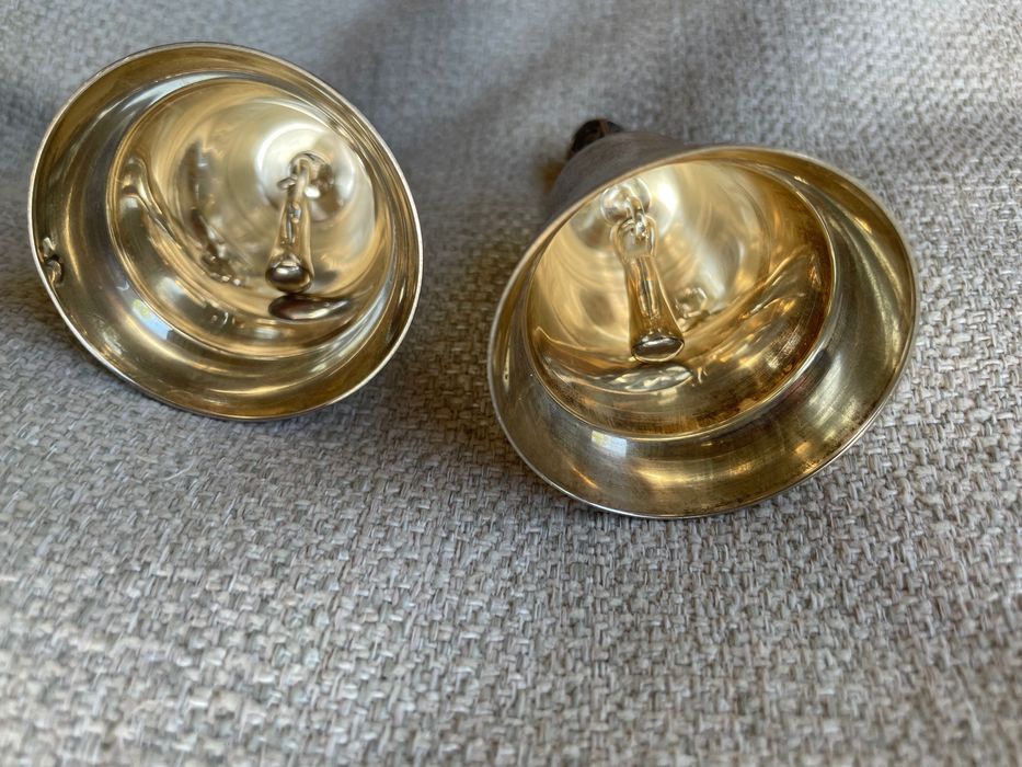 Серебро. Свадебные колокольчики.