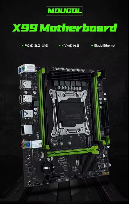 Новий Ігровий X99 комплект xeon 2680v3 16gb  ddr4 озу