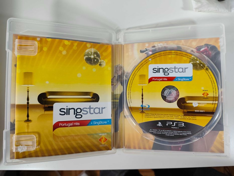 Singstar Portugal Hits PS3 + Microfones Wireless