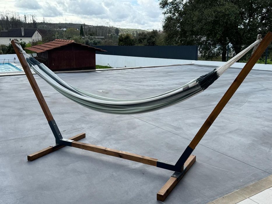 Suporte para rede de jardim