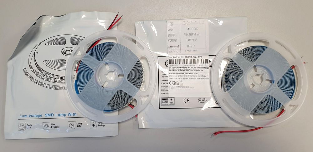 Led стрічка 5м _12v 24 адресна ws2811 блютуз(white/nature) 2835/5630