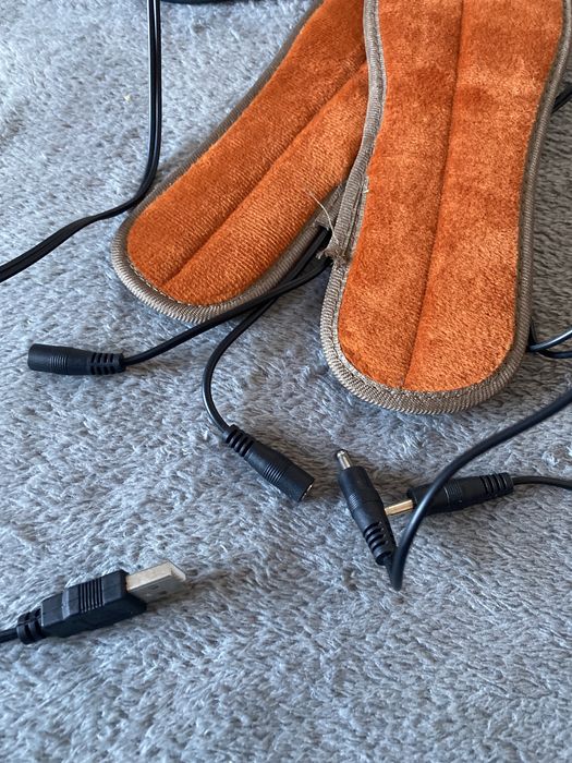 Wkladki podgrzewane do butów USB