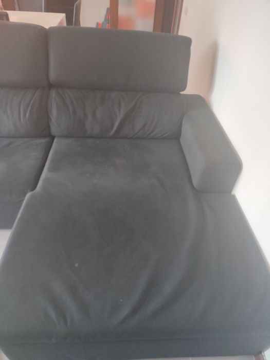 Vendo sofá chaise long em microfibra