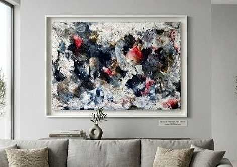 Pintura Abstrata Original – José Barbosa (Porto) – 55x80 cm