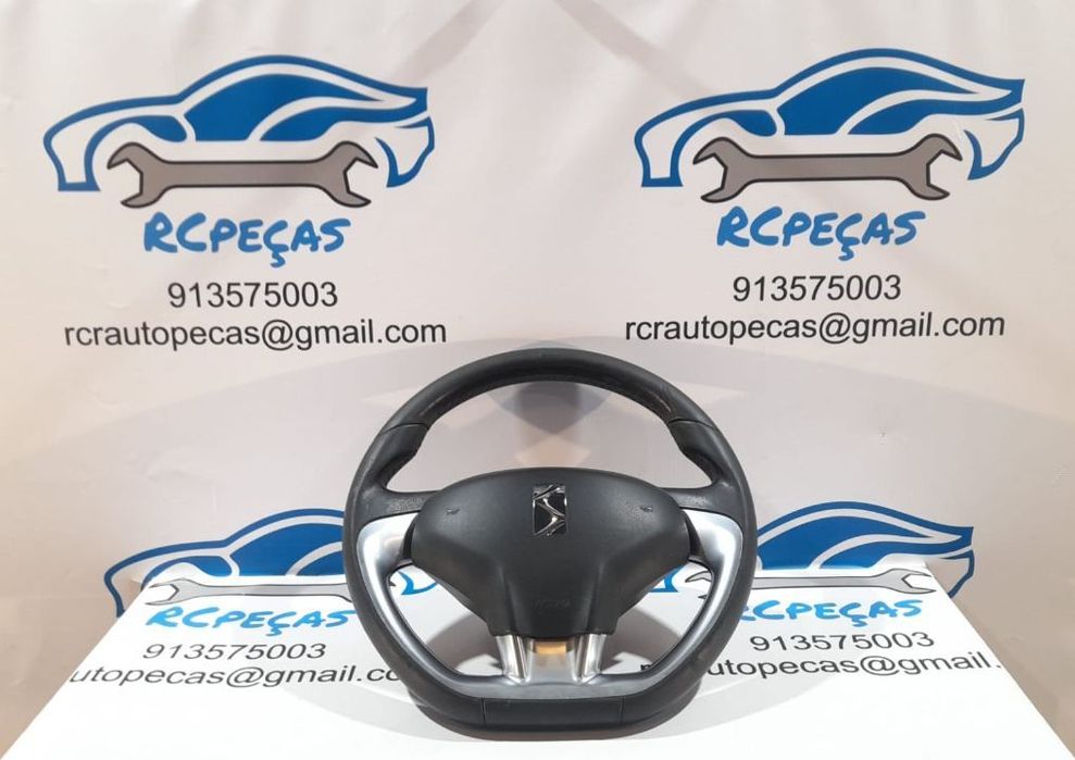 VOLANTE GUIADOR COMPLETO CITROEN DS3 DS 3 PELE AIRBAG