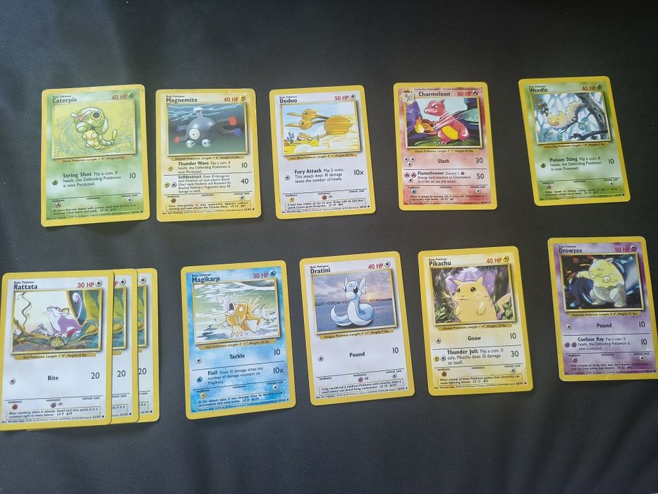 Stare karty Pokemon 20 szt.
