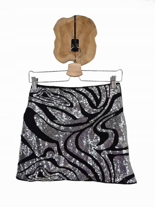 Spódnica mini z cekinami Shein sylwestrowa 36 S 8