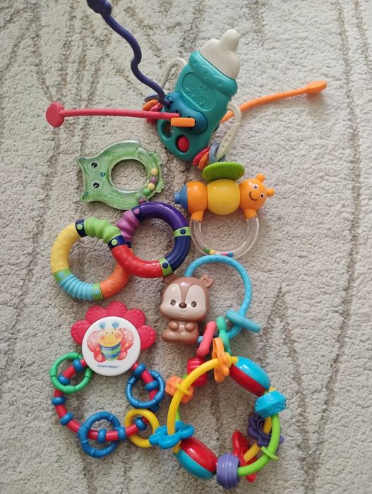 Zabawki dla niemowlaka gryzaki zestaw