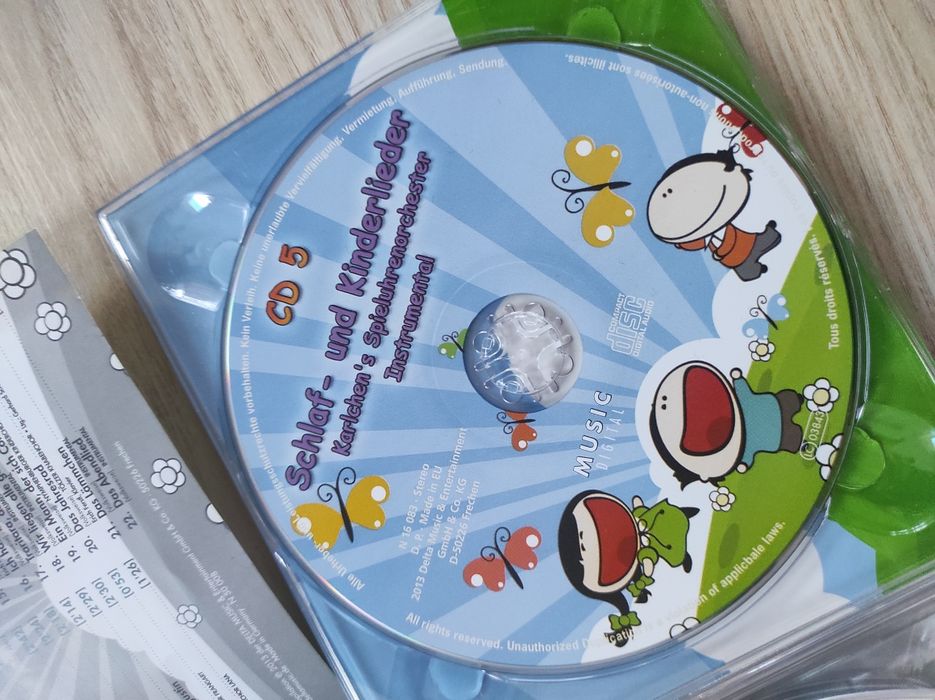 Box CD piosenki dla dzieci. Kinderlieder