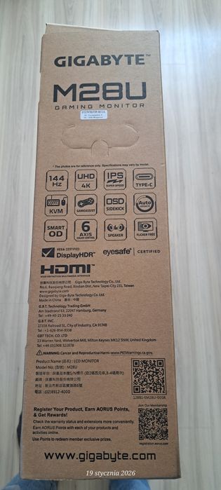 Monitor Gigabyte M28U