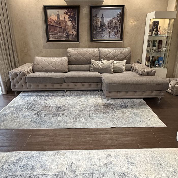 Диван кутовий, правий, не розкладний