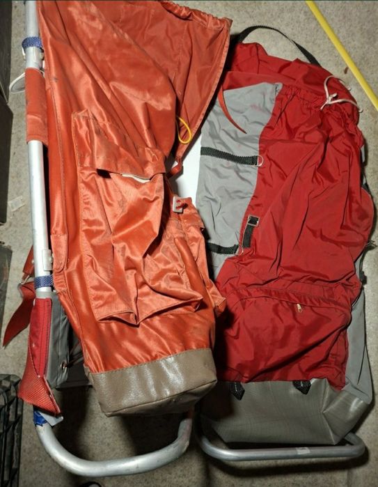 Plecak na aluminiowym stelażu 2 szt