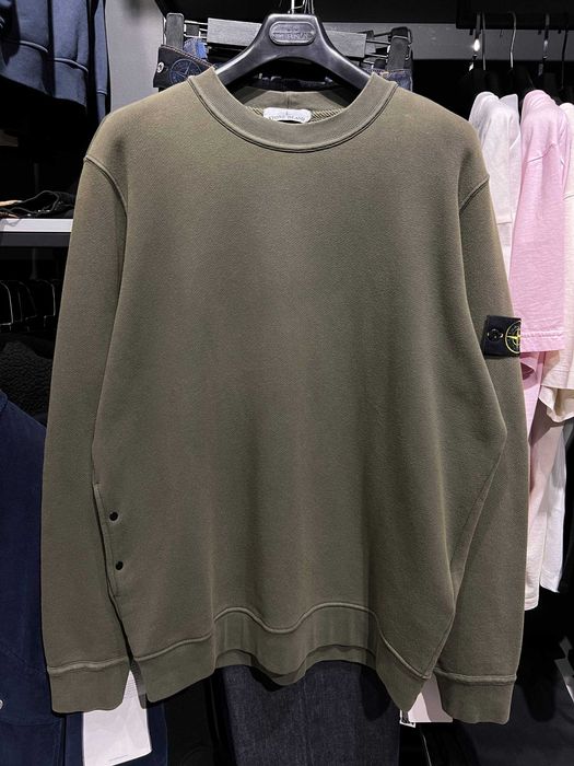 Оригінальний Світшот Stone Island Новий XXL Оливковий / Хакі (Арт. 811561241)