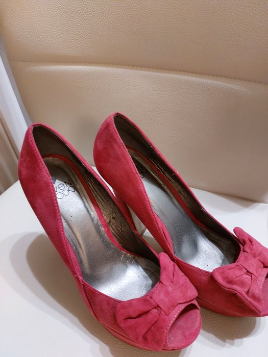 Buty na obcasie różowe Even&Odd rozm.40