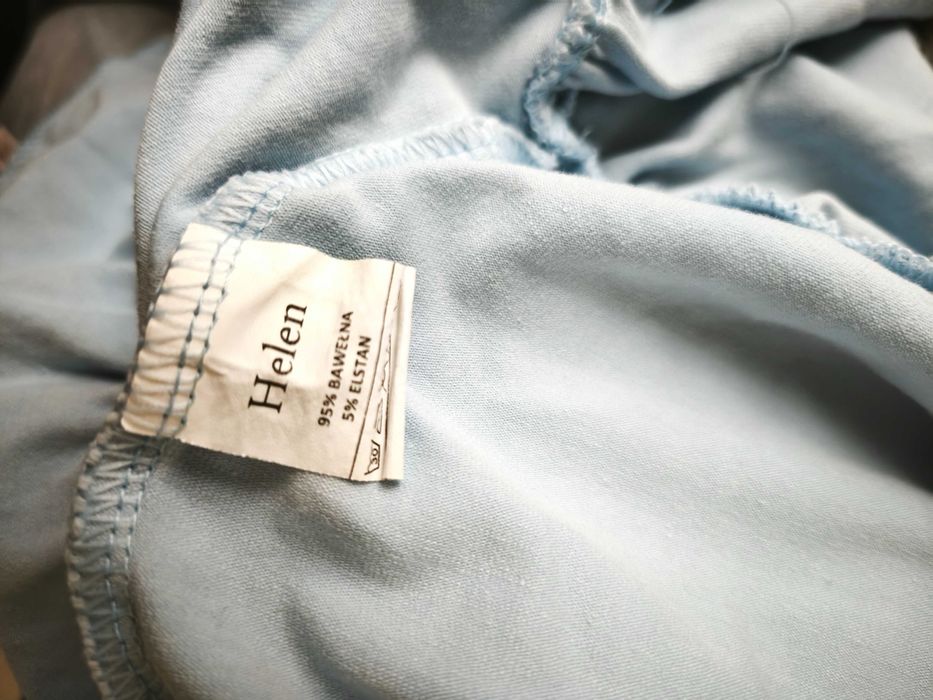 Sukienka bawełniana Helen 86 błękitna