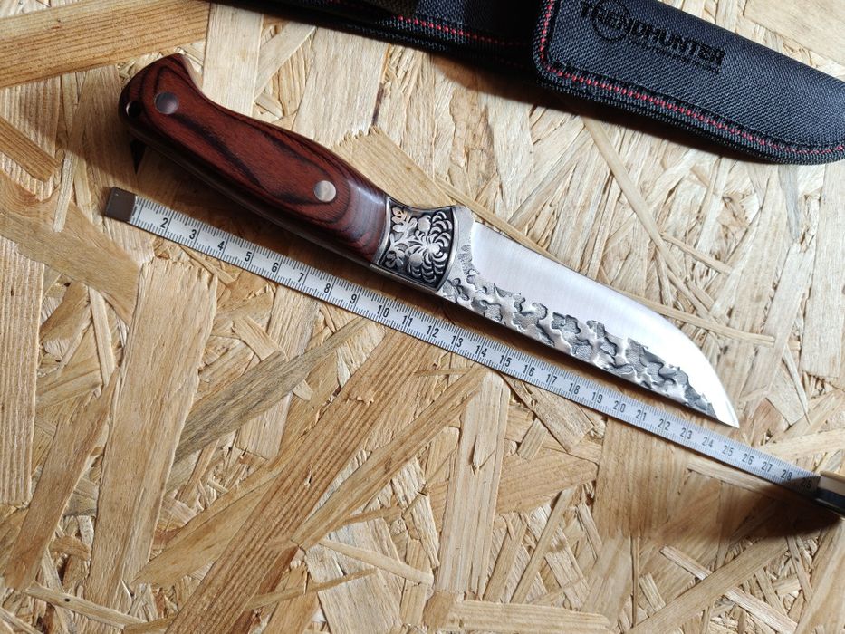 Faca de Cozinha Cabo de madeira e Aço temperado