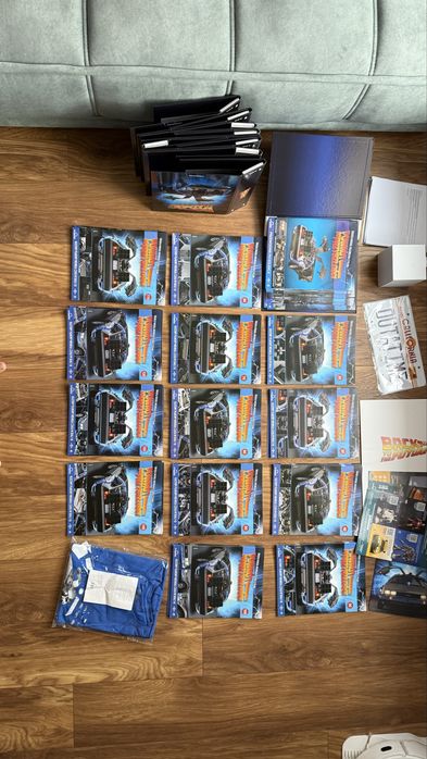 DeLorean Back to the Future 1:8 DeAgostini - KOMPLET 158 nr + DODATKI PREMIUM