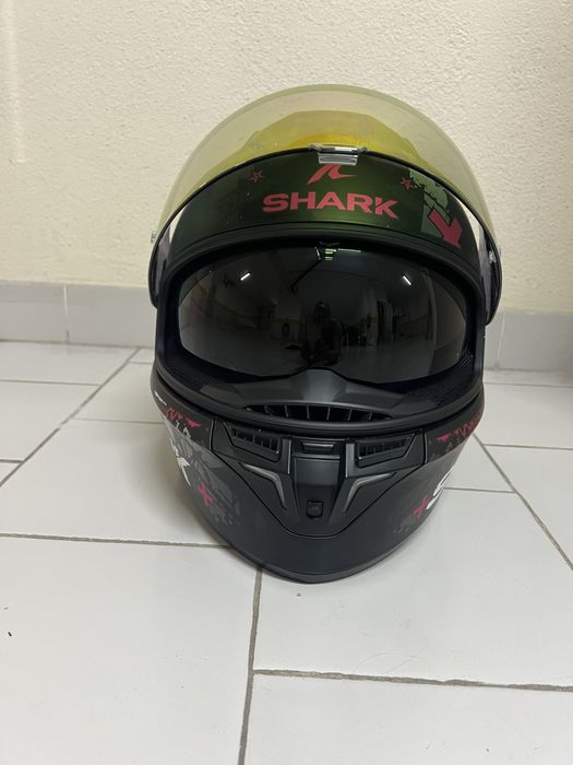 Capacete SHARK Skwal i3 Hellcat MAT Black / Chrom / Violet